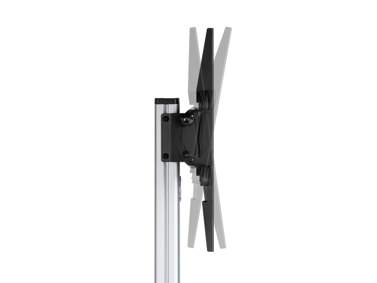 Equip 650630 Soporte de TV con Ruedas 37-86" VESA 600x400 50KG Máx Plata