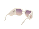 GUESS Gafas de Sol GU00201-H 21Z shiny white 53/23/135 Mujer