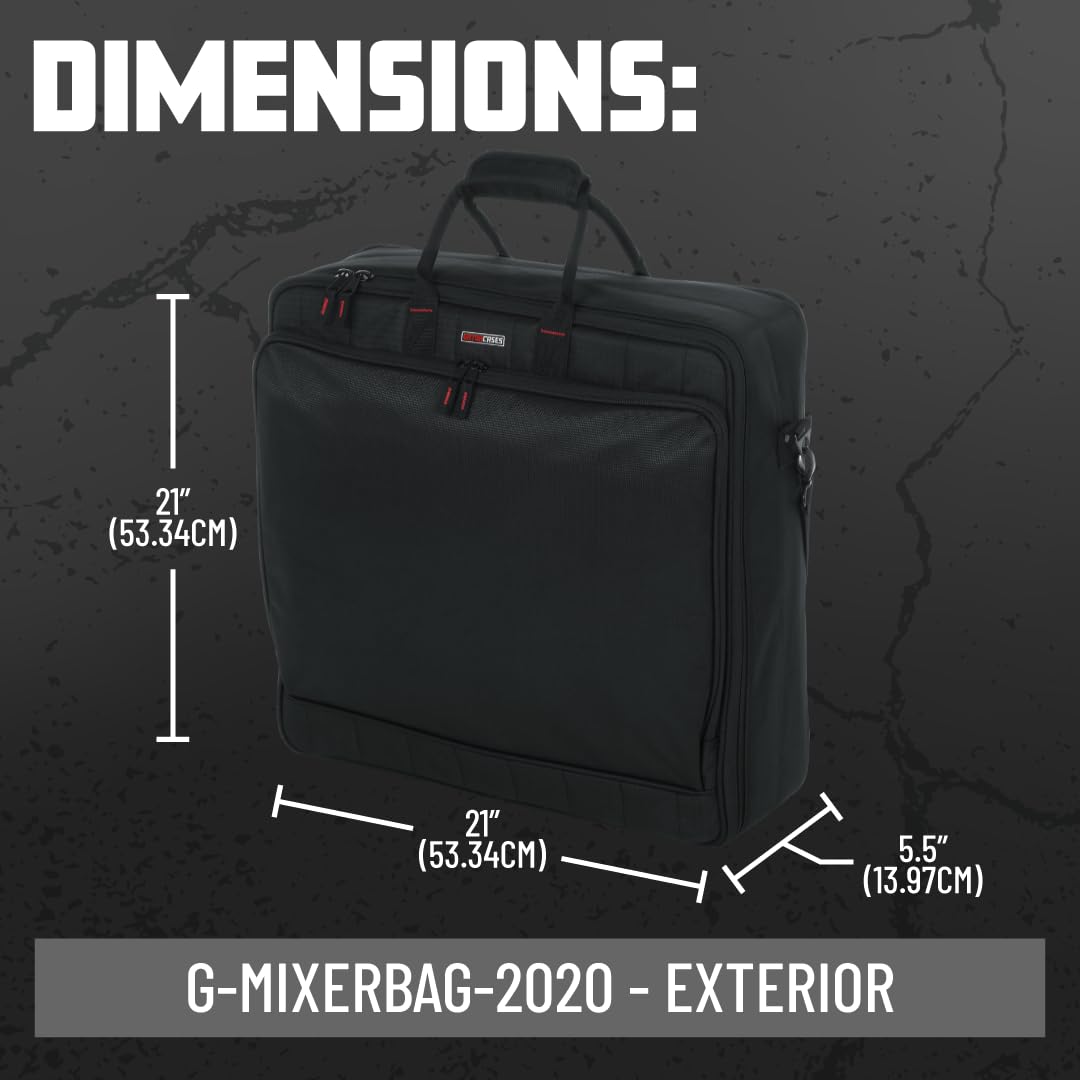 Gator Funda Semi-Rígida Mezcladores 2020 20" X 20" X 5.5" cm