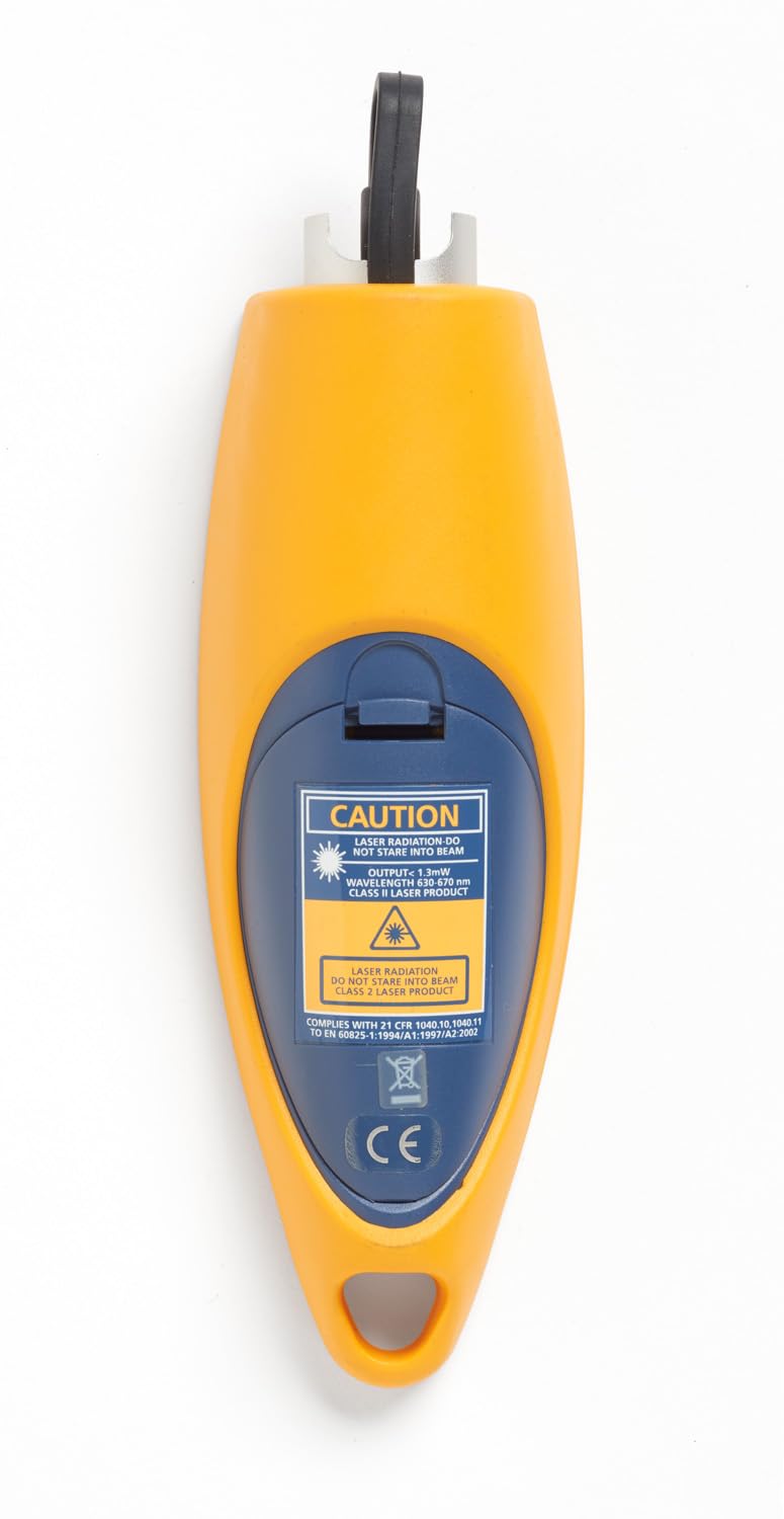 Fluke Networks VISIFAULT Visual Fault Locator Probador de continuidad de Cable de Fibra con Adaptador Universal de 2.5 mm