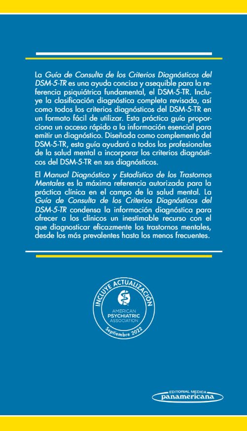 Guía de Consulta de los Criterios Diagnósticos del DSM-5- TR ®