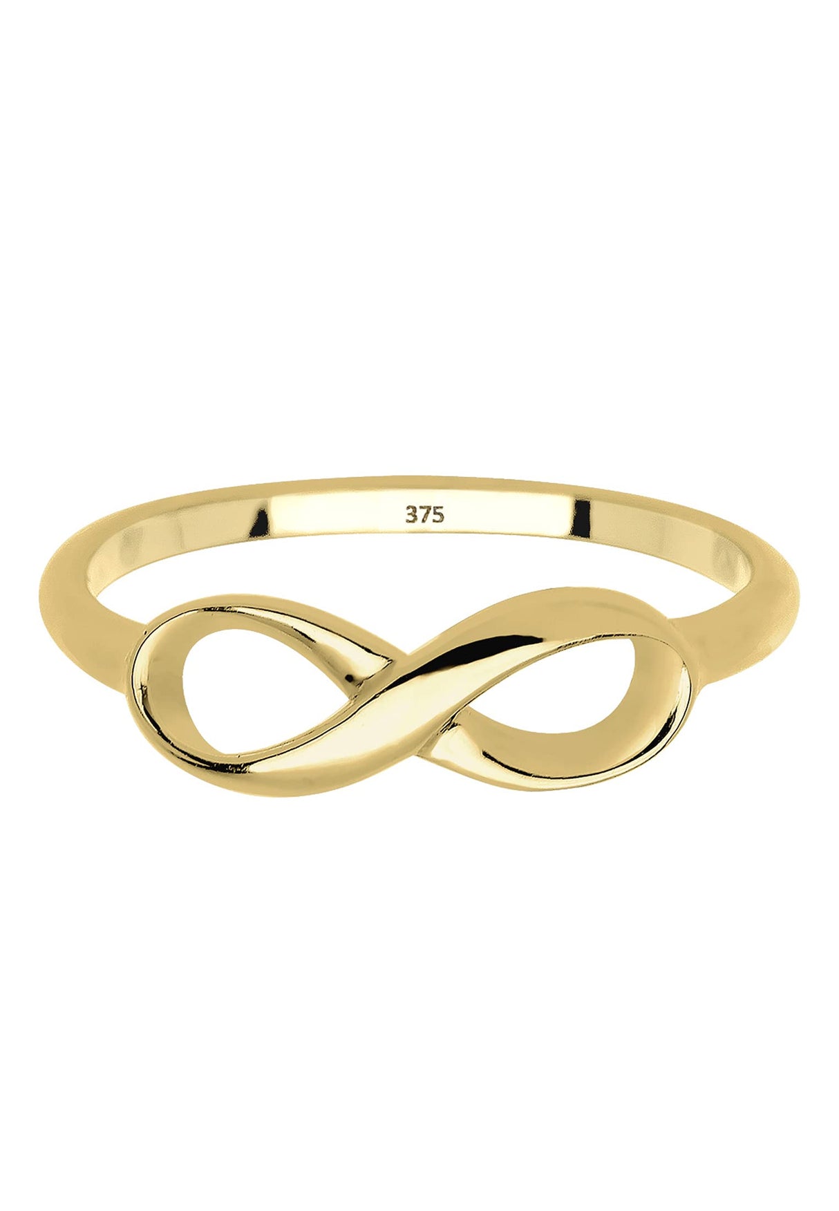 ELLI y ELLI PREMIUM Damen-anillo apilables anillo Infinity 375 oro amarillo - 0610193114