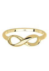 ELLI y ELLI PREMIUM Damen-anillo apilables anillo Infinity 375 oro amarillo - 0610193114