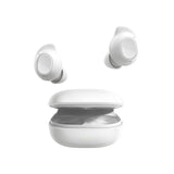 Samsung Galaxy Buds FE + Cargador - Auriculares Inalámbricos, Cancelación de Ruido Activa, Ajuste Cómodo, 3 Micrófonos, Control Táctil, Bajos Graves, Blanco (Versión Española)