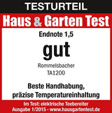 Rommelsbacher, 1200 W, 1 Liter, Acrylonitrile Butadiene Styrene, Negro
