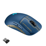 Logitech G PRO Ratón Inalámbrico para Gaming - LIGHTSPEED, Sensor HERO 25K, 25,600 DPI, RGB, 4-8 Botones Personalizables, Ambidiestro, Edición Oficial League of Legends - Azul