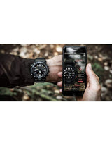 Casio Reloj Cuarzo Hombre 43.00mm con dial Digital Negro y Correa de Resina Caqui GG-B100-1A3ER