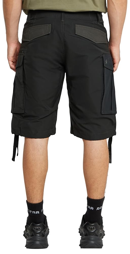 G-STAR Para Hombre Shorts Rovic Loose PM, Negro (dk Black D26216-D908-6484), 32