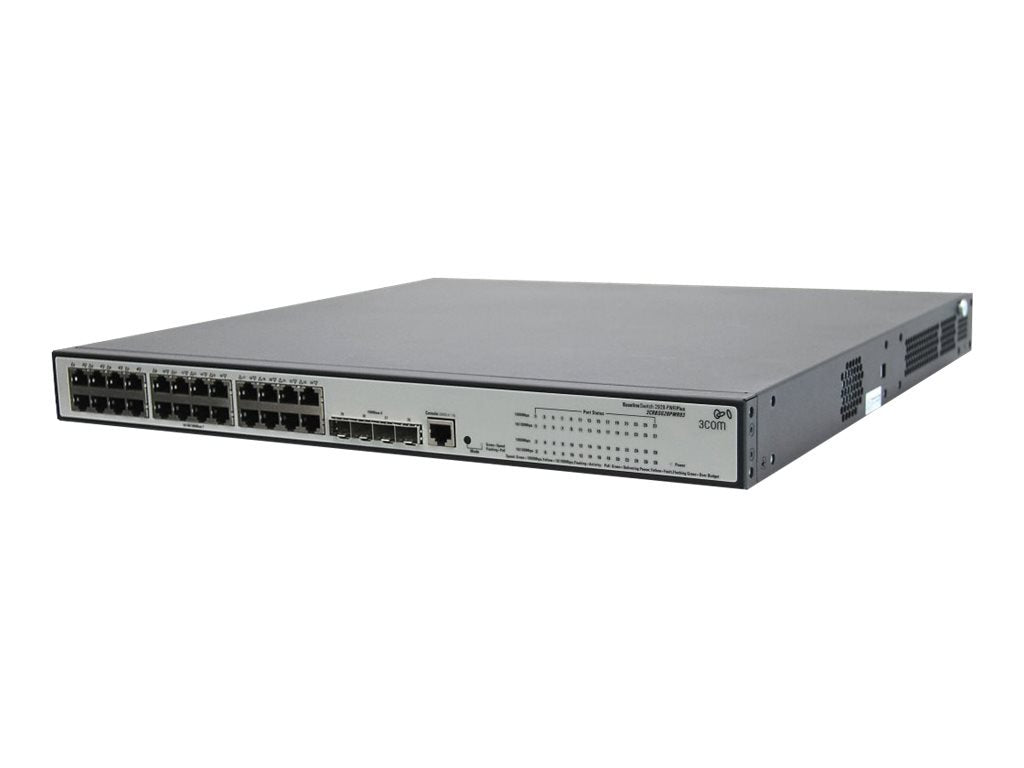 HP V 1910-24G-PoE - Switch de red (28, 24, 28, 10/100/1000 Mbps, 56 Gbit/s, 41,7 Mpps, SFP, MSTP, LACP) Negro