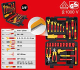 KS Tools 117.1895 - Kit de herramientas aislado para vehículos híbridos y eléctricos (26 piezas)