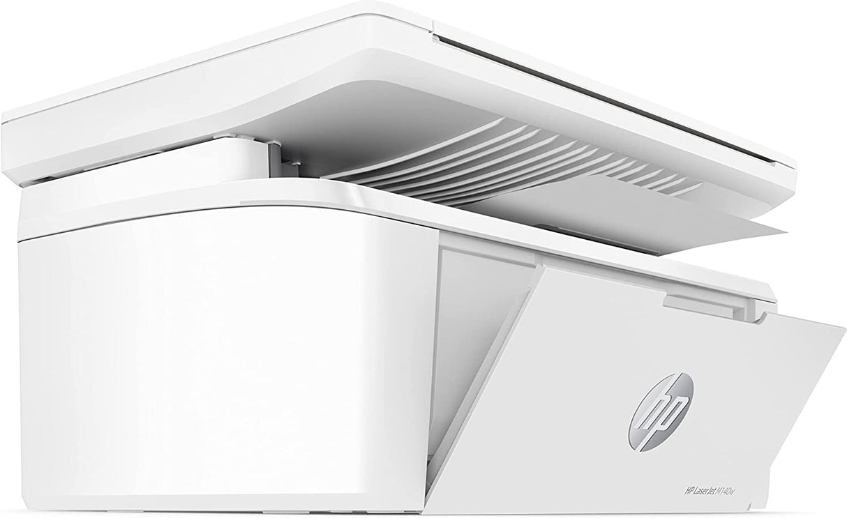 HP LaserJet M140w 7MD72F, Impresora Láser A4 Multifunción Monocromo a Doble Cara Manual, Escaner, Copiadora (20ppm, Wi-Fi, Wi-Fi Direct, USB 2.0, Procesador 500MHz, Memoria 64MB,HP Smart App) Blanca