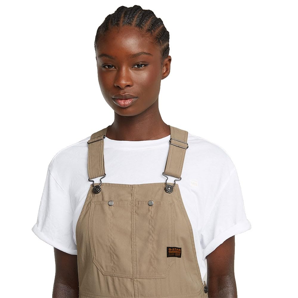 G-STAR Dungaree Dress, Vestido Informal, Mujer, Marrón Light Toggee D26159-d522-c626, S