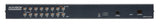 ATEN KH1516Ai 16 Puerto Cat 5 de Alta Densidad conmutador KVM con USB / PS2 Consola y sobre IP de Acceso - Negro
