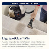 BISSELL SpotClean Mini Aspiradora de Agua Tapiceria con cable, Limpiador de Tapicerias Portátil, Perfecto para Limpia Rápidas, Compacto y Ligero, Lava Aspiradora para Coche, Barco, Sofá y Más, 41491