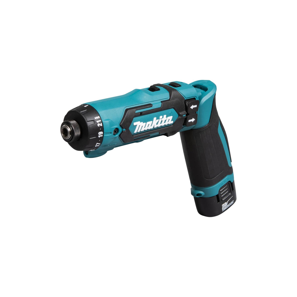 Makita DF012DSE power screwdriver/mpact driver Negro, Azul 200 RPM - Destornillador (7,2 V, Ión de litio, 1500 mAh, 44 mm, 218 mm, 142 mm)