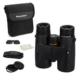 Celestron 72323 Nature DX 10x42: prismáticos para Exteriores y para observar Aves, con Revestimiento múltiple Completo y prismas BaK-4, Carcasa revestida de Goma y Resistente al Agua y el vaho