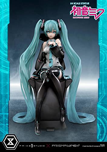 Prime 1 Studio Hatsune Miku - Figura Decorativa (PVC, 1/4 Hatsune Miku Art by Neco, 34 cm)