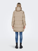ONLY Onlnora Long Puffer Coat CC Otw Chaqueta, Vajilla, M para Mujer