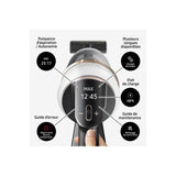 Samsung VS20B95C43W/WD Aspirador de Mano inalámbrico, Plástico, Metal Cromado Negro