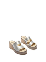 Fly London TECH493FLY, Sandalias Mujer, Silver, 39 EU