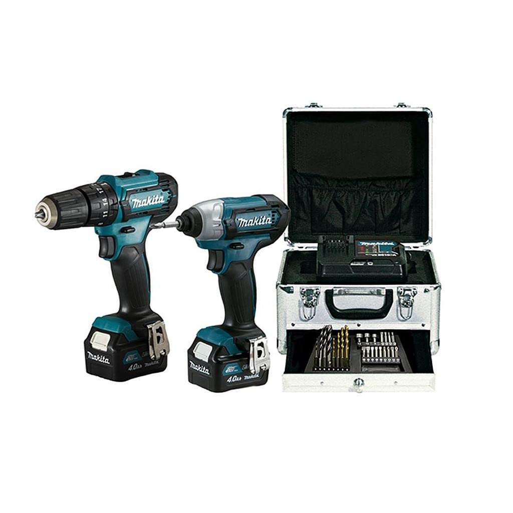 MAKITA CLX228SMX1 Kit Combo HP333D+TD110D 12V MAX, Multicolor