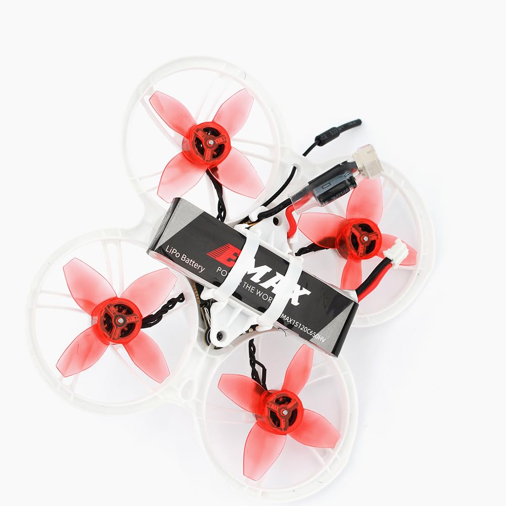 EMAX Tinyhawk 3 Plus Drone RTF Kit Listo Para Volar FPV Analógico Drone Mini Racing Quadcopter con Gafas y E8 Transmisor para Niños Adultos y Principiantes