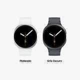 Samsung Galaxy Watch8, 44mm, Bluetooth, Galaxy AI, Smartwatch, Procesador 3 NM, Asistente de Salud y Sueño, Seguimiento Deportivo, Garantía 3 Años + 1 año Extra, Plata (Versión Española)