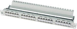 TELEGÄRTNER J02024A0007 Entrance Panel Cat 6+, 1U, 48 Ports, Light Grey