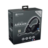 Xtreme Videogames Arkan 90490 - Auriculares para Gaming inalámbricos con micrófono, Control de Volumen, iluminación LED, 2,4 GHz, compatibles con Plays 5/4