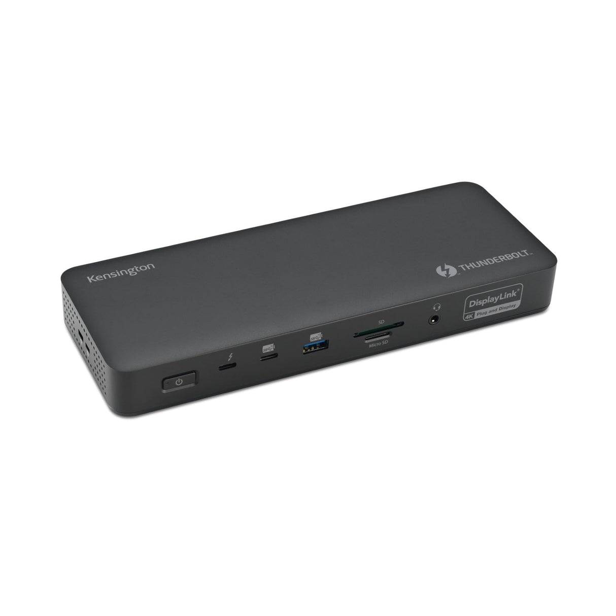 Kensington K35234EU - SD5920T EQ Docking Station Thunderbolt 4 Quad 4K con Tecnología DisplayLink, Lectores de Tarjetas SD y Micro SD, Carga Rápida de 100W, Puertos Ethernet, USB-A y USB-C 3.2