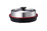 Panasonic Microondas NN-GD38HSGTG con parrilla (1000 W, vaporera, microondas combinado, molde para pizza, 23 litros) acero inoxidable negro