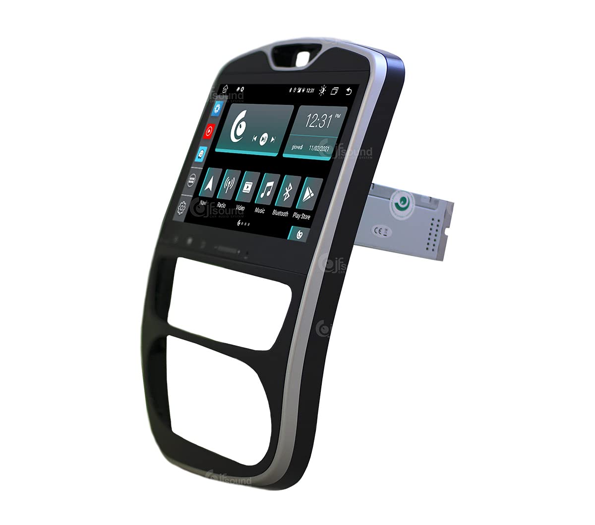 Autorradio de Ajuste Personalizado para Renault Clio Android GPS Bluetooth WiFi Dab USB Pantalla táctil Full HD 10" procesador de 8 núcleos y comandos de Voz