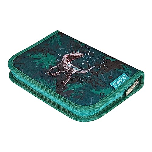 herlitz Equipaje unisex ultraligero Plus para niños (paquete de 1), Green Rex, Kindergepäck, Mochila escolar