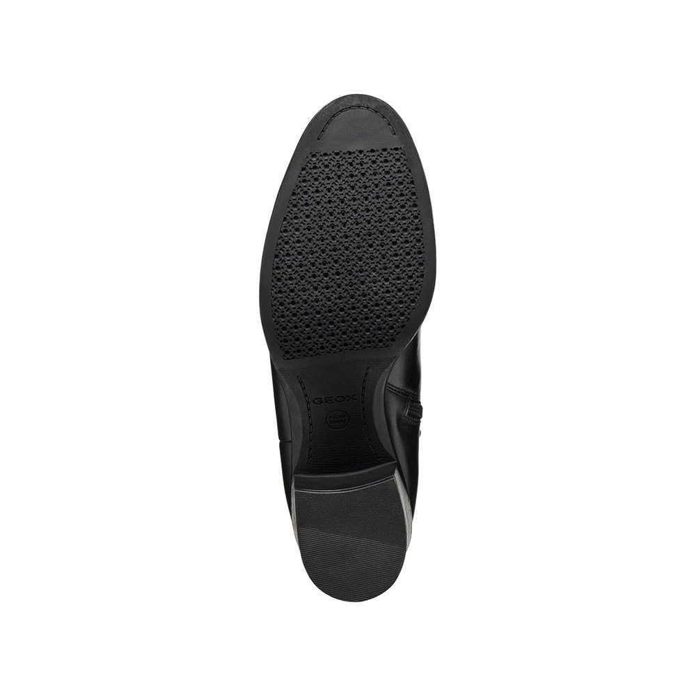 Geox D New Asheel C, Bota de Tobillo Mujer, Black, 39 EU