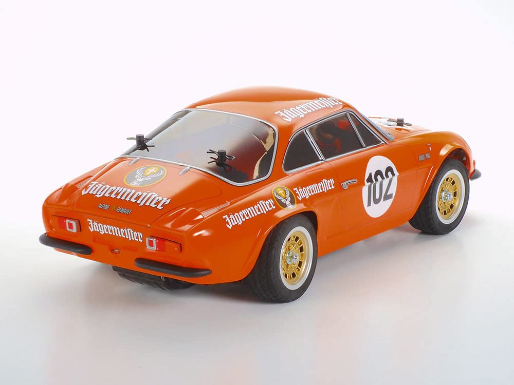 Tamiya 58708 1:10 RC Renault Alpine A110 Jägerm. M - 06 - Coche teledirigido, vehículo RC, modelismo, Kit para Montar, Hobby, Tinkering, Multicolor