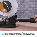 Evolution - Sierra tronzadora multimaterial Rage 4, corta madera, metal y plástico,