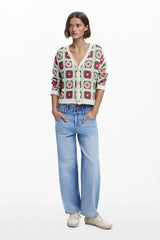 Desigual JERS_Johanna Sweatshirt, Blanco, L Women's