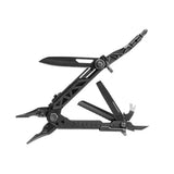 Gerber Multiherramienta con clip para cinturón, transmisión central, apertura con una sola mano, 14 funciones y funda de nylon (compatible con Molle), Negro, 30-001425