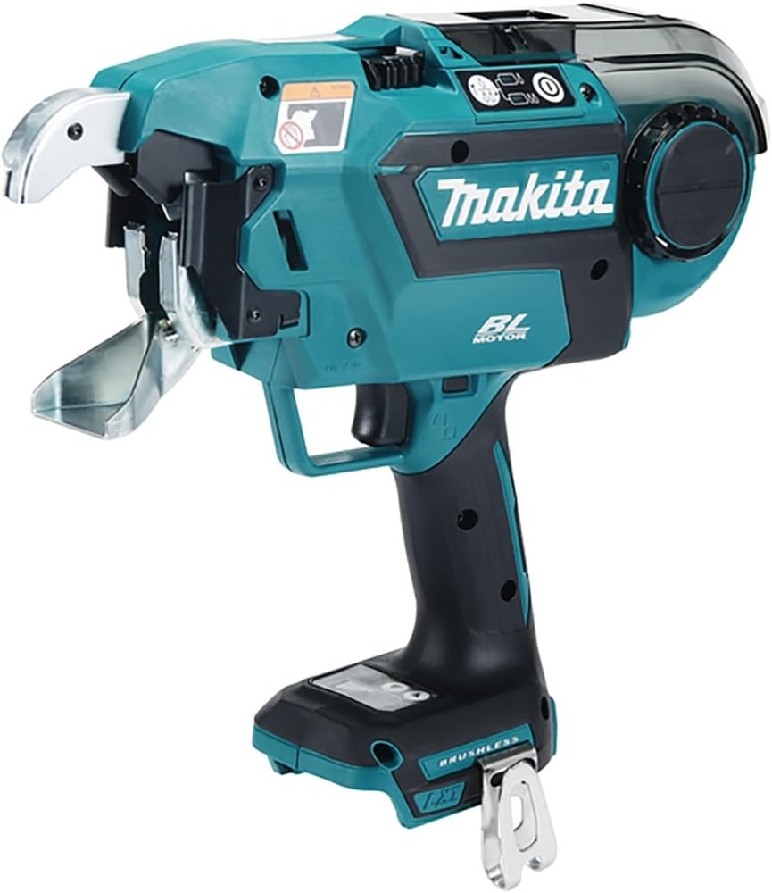 Makita DTR181ZJ Atadora de ferralla sin escobillas Li-ion LXT de 18 V suministrada en una funda Makpac – Baterías y cargador no incluidos