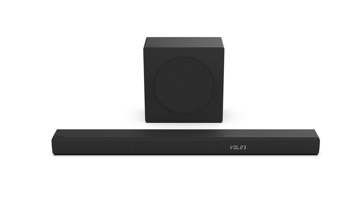 Hisense HS3100 - Barra de Sonido 3.1, 480W, Dolby Audio, DTS Virtual X, Bluetooth 5.3, HDMI ARC/Optical/AUX/USB, 6 Modos de Sonido, Modo TV, EzPlay