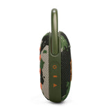 JBL Clip 5, Altavoz inalámbrico portátil con Bluetooth, resistente al agua y al polvo IP67, hasta 12h de reproducción y más con Playtime Boost activado, camuflaje