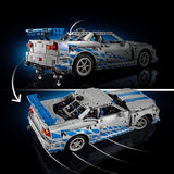 LEGO Technic Coche Nissan Skyline GT-R (R34) de 2 Fast 2 Furious - Kit de Maqueta de Coche para Adultos - Función de Derrape, Dirección, Suspensión y Motor de 6 Cilindros - Regalo para Hombres 42210