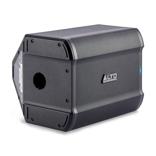 Alto Busker Altavoz Autoamplificado Portátil Grande de 200W con Bluetooth, Batería Recargable, Mesa de Mezclas 3 Canales, Alesis FX, App, Carga USB