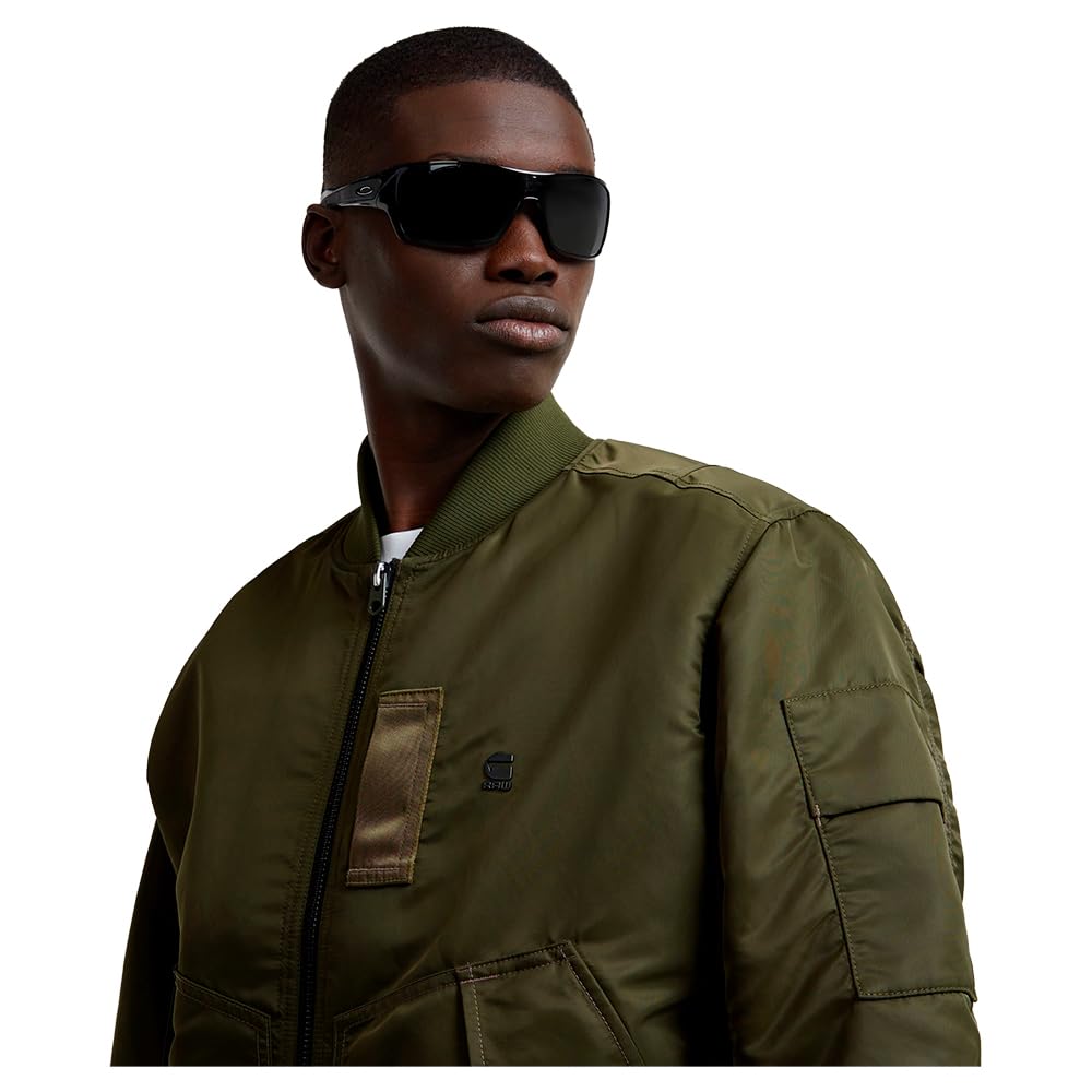 G-STAR Para Hombre Flight GA-1 Bomber Jacket, Verde (shadow olive D25370-C143-B230), XL