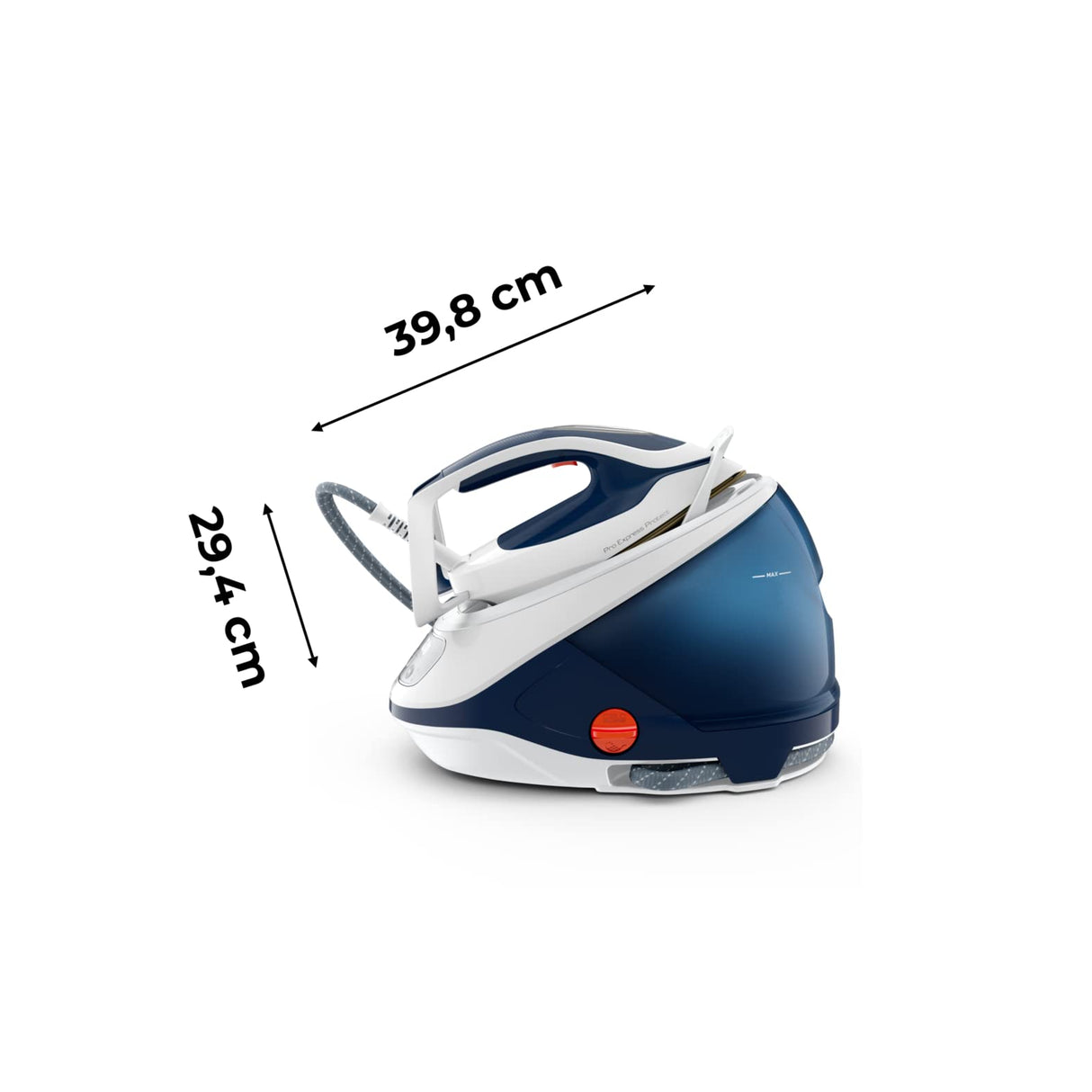 Calor Pro Express Protect GV9223C0 - Central de vapor, potente, bomba de 7,2 bar, flujo de vapor de 130 g/min, función de planchado con vapor de 500 g/min, colector de cal extraíble, producto francés
