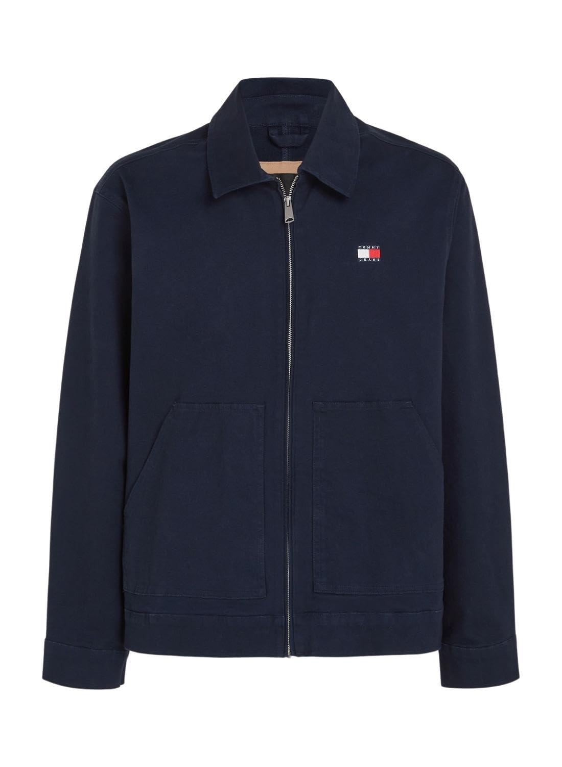 Tommy Jeans Cazadora de Entretiempo para Hombre, Azul (Dark Night Navy), S