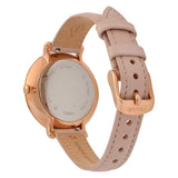 Fossil Jacqueline Reloj para mujer, movimiento de cuarzo con correa de acero o piel, Tono rosa claro y oro rosa, 36MM