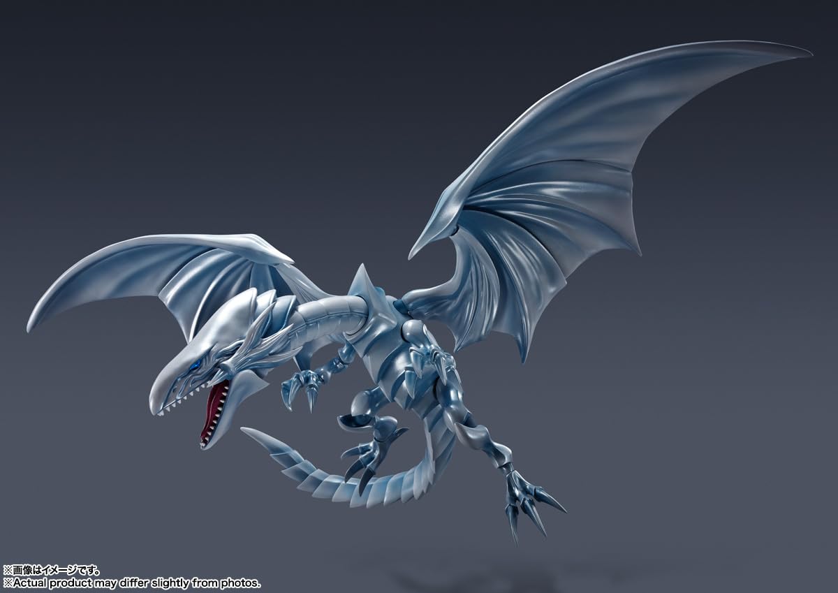 TAMASHII NATIONS Yu-Gi-Oh! Duel Monsters Dragón Blanco de Ojos Azules, Figura de acción Bandai Spirits S.H.MonsterArts