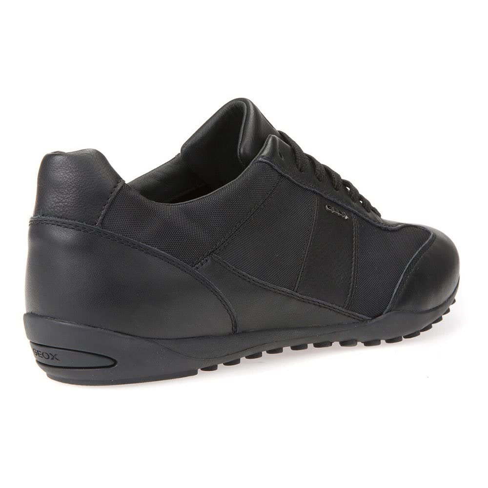 Geox U Wells A, Sneakers para Hombre, Negro (Black), 41 EU