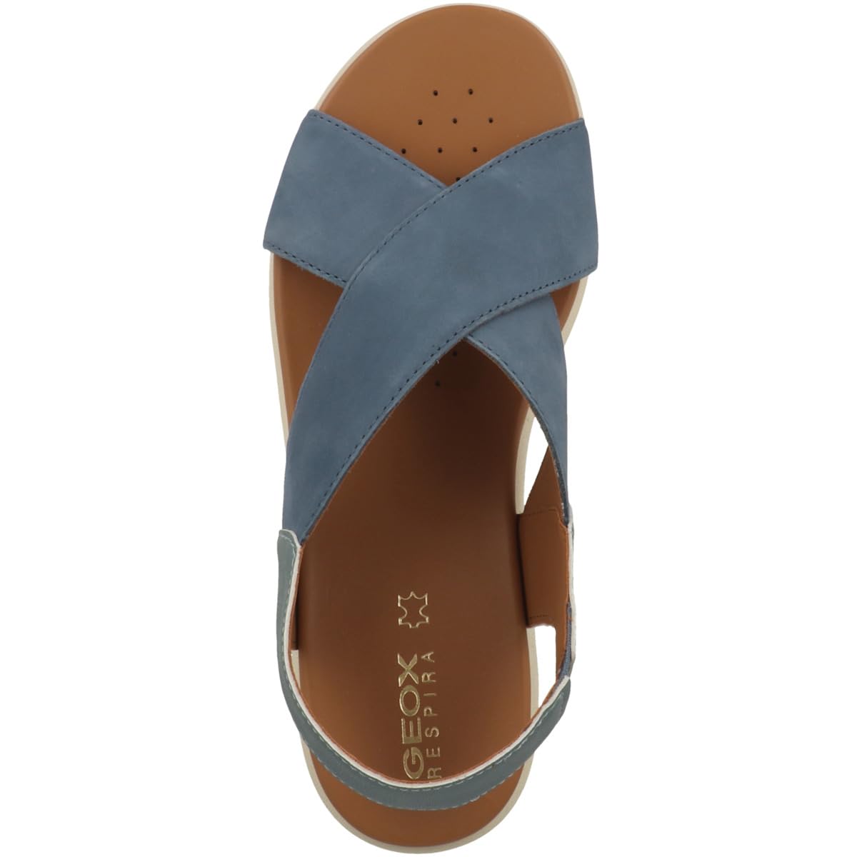 Geox D Xand 2.2s B, Sandalia de cuña, Avio, 40 EU